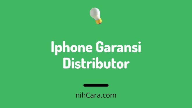 Iphone Garansi Distributor